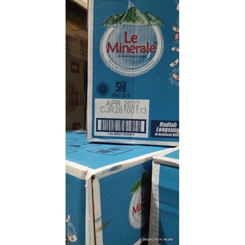 MINUMAN LE MINERALE 1500*12 BTL.SAMEDAY/INSTANT