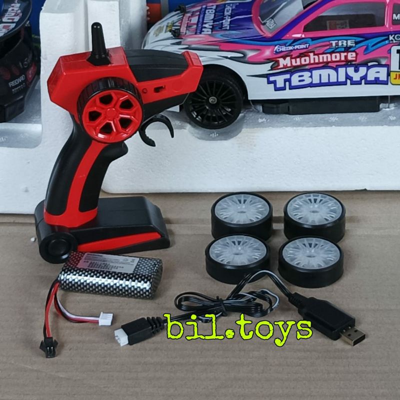 MAINAN ANAK LAKI LAKI RC DRIFT 1:14 R/C 4WD RC REMOTE CONTROL 2.4GHZ 7.4V