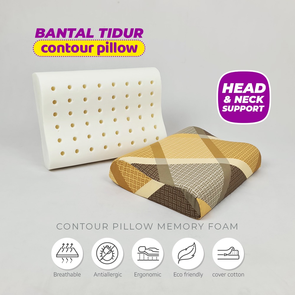 Pillow contour Memory foam / Bantal tidur memory foam