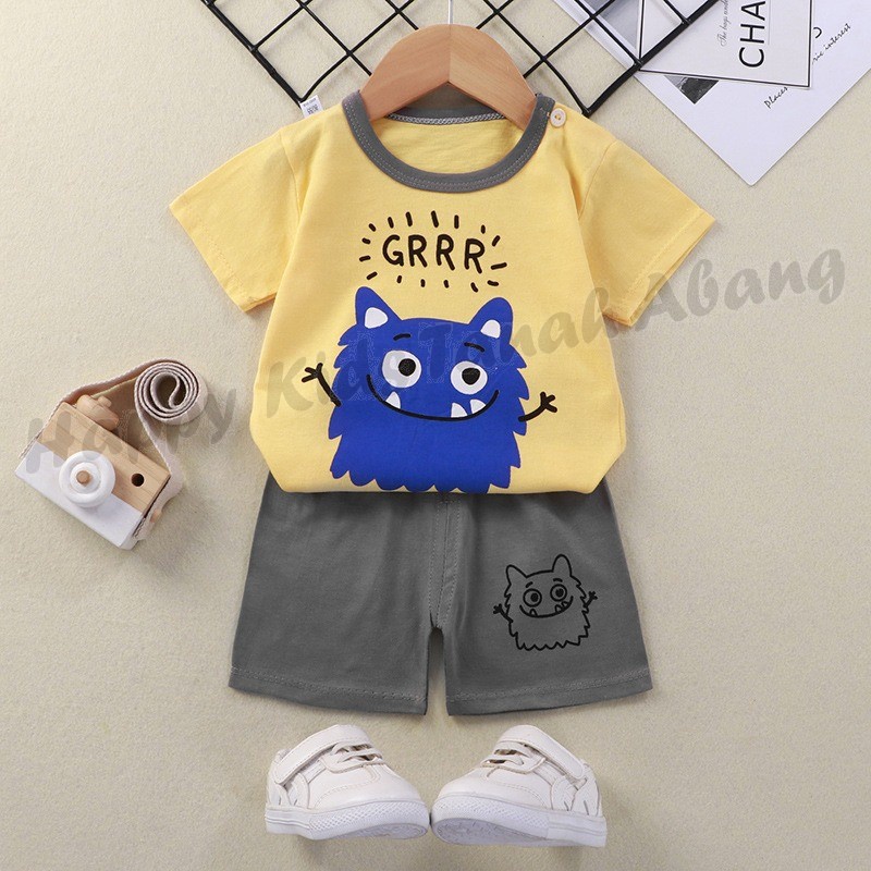 COD BAJU BAYI LENGAN PENDEK / SETELAN BAJU ANAK MURAH 0-6TAHUN