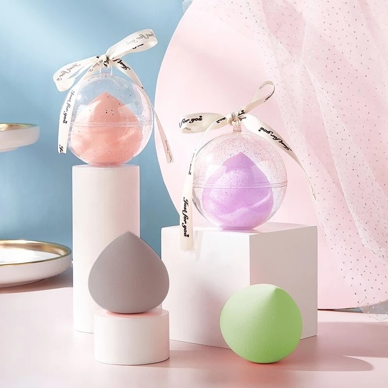 [1Pc Soft Peach-Shaped Makeup Sponge Blender] [Latex-Free Foundation Blending Sponge] [Cosmetic Puff For Applying Powder,Cream,Liquid]