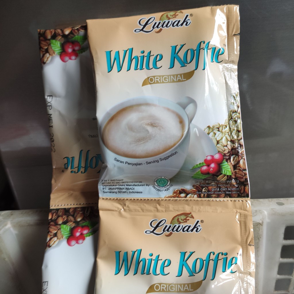 

Luwak White Koffie Kopi Sachet Rentengan (10 pcs)