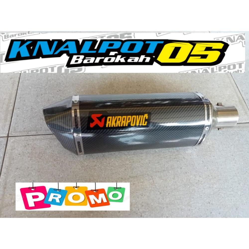 KNALPOT AKRAPOVIC CARBON MODIFIKSI AEROX ,N-MAX,VARIO 150, BEAT ,N-MAX NEW ,MIO