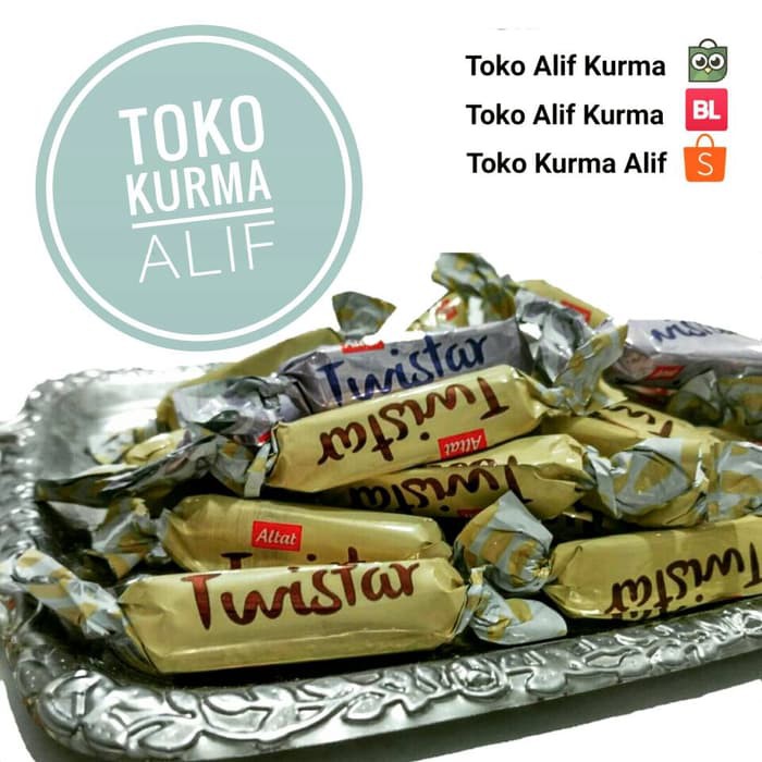 

Coklat Arab Altat Twistar 500 gram promo