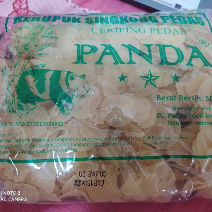 

Q0121Sa Kerupuk Singkong Pedas Panda 500 Gram D5qs44