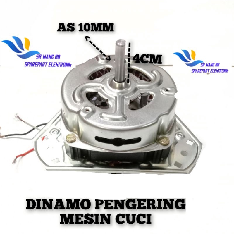 Dinamo pengering mesin cuci | Motor Dinamo spin Sanyo , denpo , Aqua ,