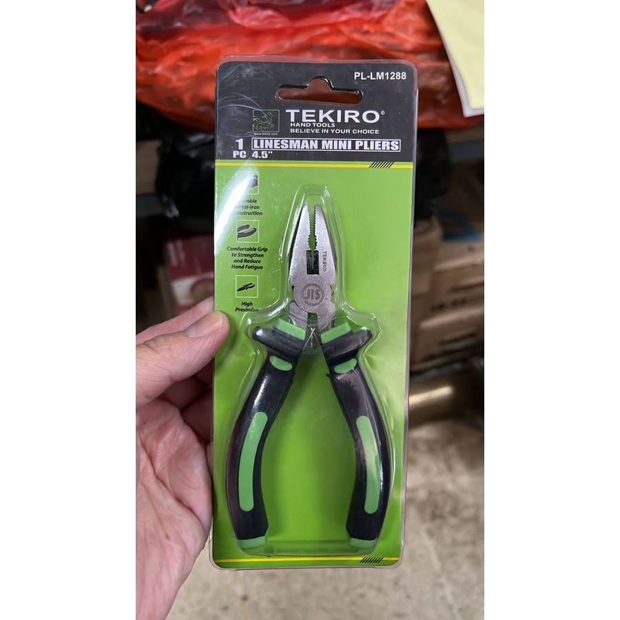 Jual Tekiro Tang Kombinasi Mini Tekiro Linesman Mini Pliers Pl Lm Shopee Indonesia