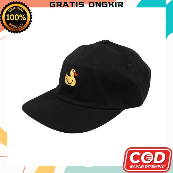 Topi Baseball Pria Polos Distro Pria Hitam Bordir Jaring Baseball Cap Import Model Denim Topi Pria K