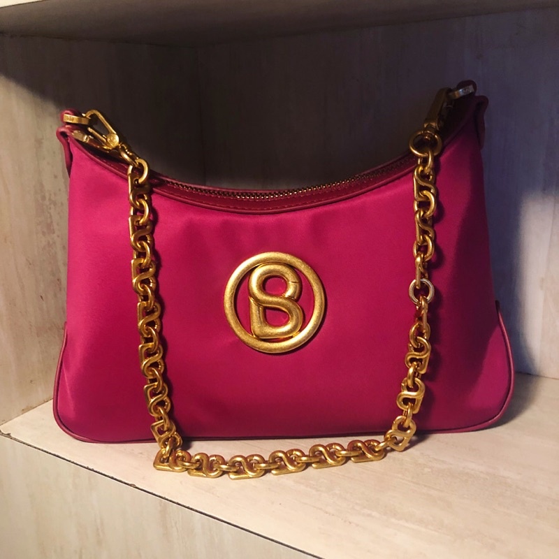 luana PLUM nylon bag buttonscarves