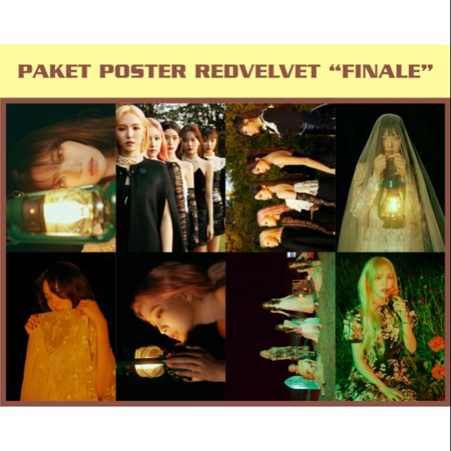 RED VELVET FINALE PSYCHO POSTER SET