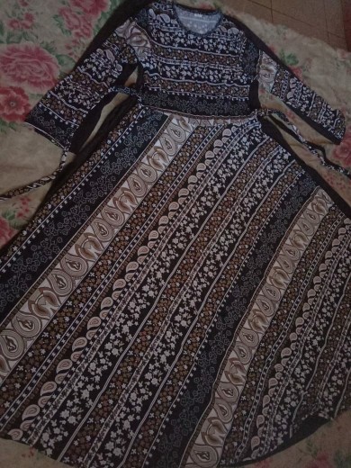 Gamis Jersey Mayung Batik Cantik