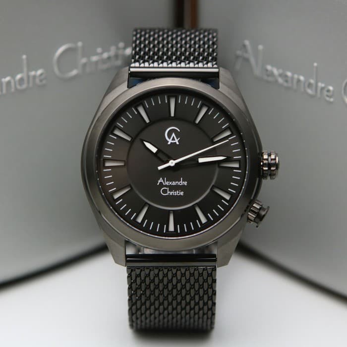 [Free Baterai] JAM TANGAN PRIA ALEXANDRE CHRISTIE AC 8630 RANTAI PASIR ORIGINAL GARANSI RESMI 1 TAHUN