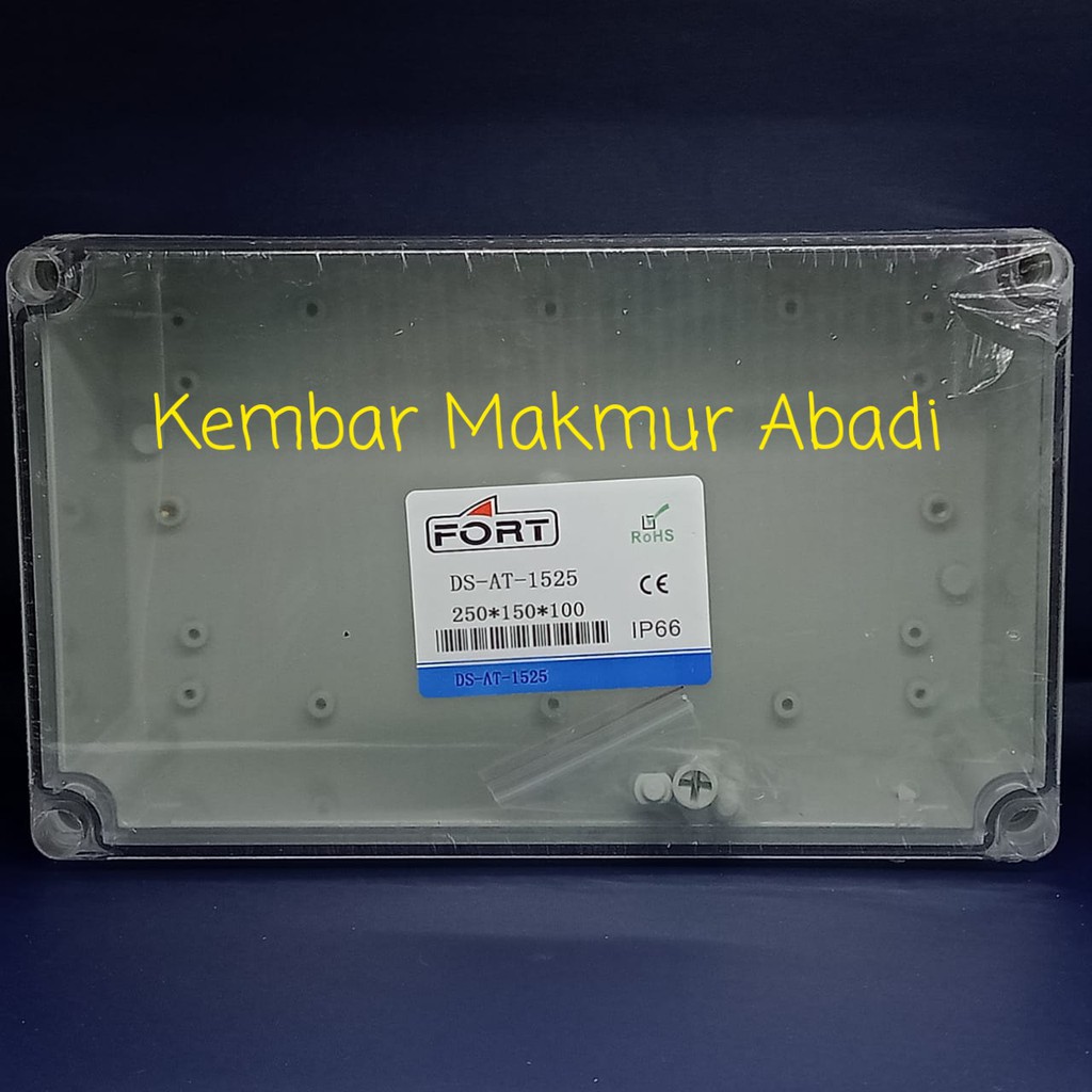 DURADUS 250X150X100mm TRANSPARAN/BOXPANEL DSAT-1525/JUNCTION BOX 250X150X100mm ABS IP 66/BOX IP66