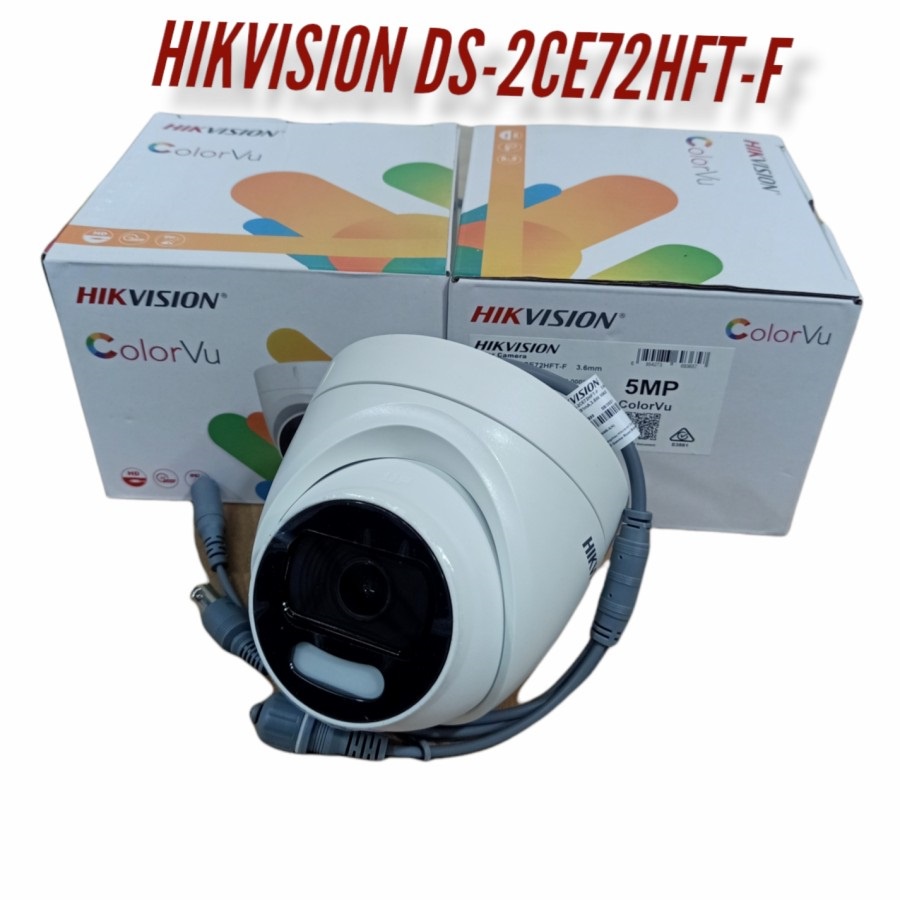 CCTV Hikvision 5MP ColorVU Indoor DS2CE72HFT-F