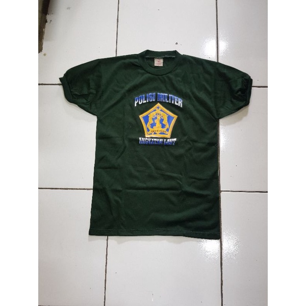 Kaos Target POMAL  hijau TUA PDL|Kaos PDL Hijau PM AL |kaos oblong PM AL Hijau tua PDL|kaos Dalaman