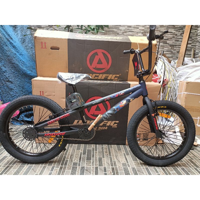 SEPEDA BMX PASIFIC HOTSHOT SUPERMAN 20 INCH HI TEN STELL