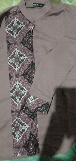 Gamis Syar I Batik Kombinasi Premium Dress Fashion Gamis Wanita Batik Baloteli Modern Gamis Ootd