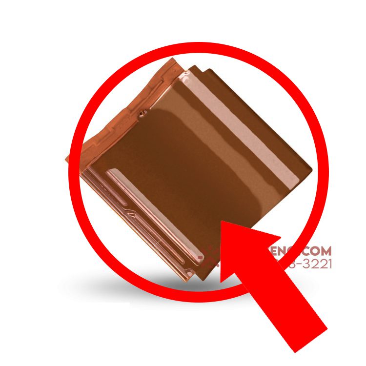 Genteng Keramik M Class Badan Utama Warna Natural Kw 1