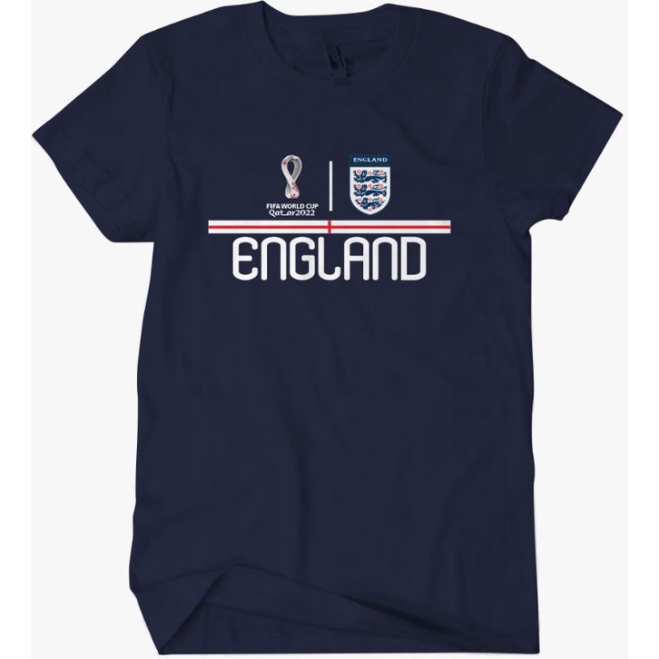 Kaos Piala Dunia QATAR 2022 England Kaos Fifa World Cup Qatar 2022 Premium Combed