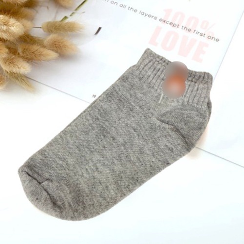 HC Kaos Kaki Wanita Pria Fashion Unisex Motif Beruang Kaos Kaki Wanita Import Kekinian-ABU
