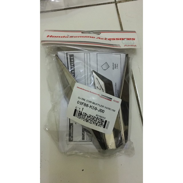 Paket Aksesoris Karpet VARIO + Garnis Headlight,Knalpot 125/150 2019-2021 Original AHM HONDA COD