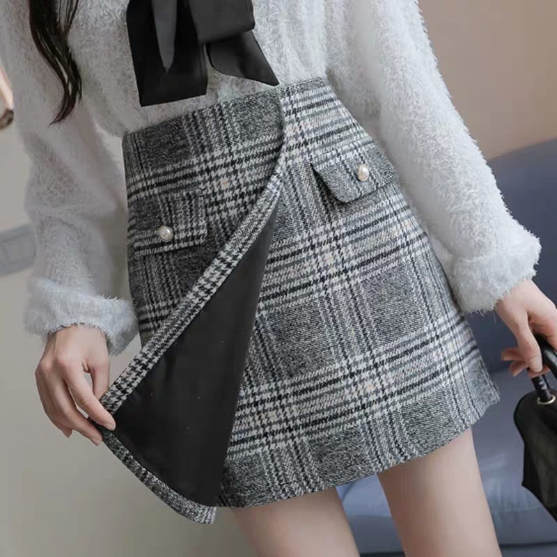 KARAKOREA 8871 Sohee Skirt/Rok Autumn/Rok kerja/Rok Winter/Rok Korea Skirt