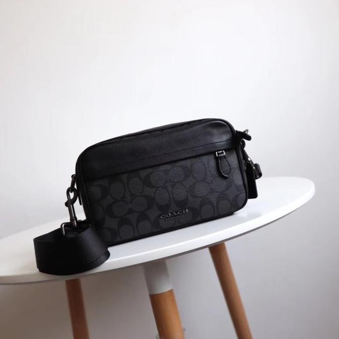 Tas COACH Selempang Pria Signature / tas slingbag coach pria