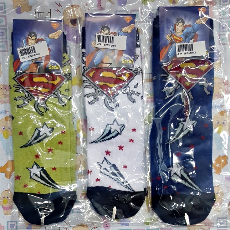 KAOS KAKI ANAK SUPERMAN DC COMICS ORIGINAL GROSIR