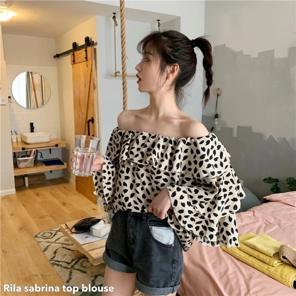 Rila sabrina top blouse - Thejanclothes