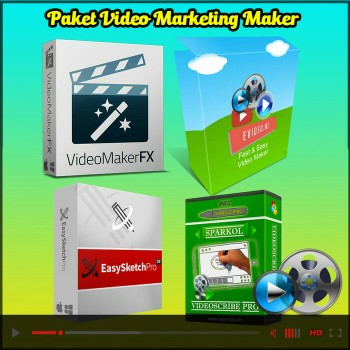 Jual Video maker fx, evideo, easy sketch pro, dll Baru | Software Ko