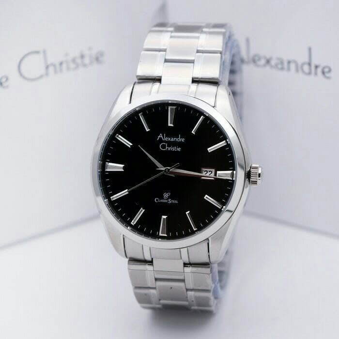 ORIGINAL ALEXANDRE CHRISTIE AC 8515 PRIA SILVER BLACK ORIGINAL