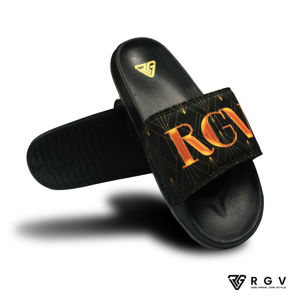 RGV - SANDAL PRIA DAN WANITA SLIDE SLIP ON SENDAL ANTI LICIN RINGAN SELOP ART DECO GOLD