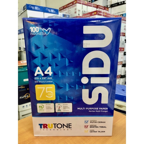 

Hvs A4 75 gr merk SiDU