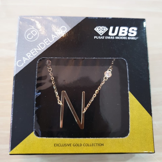 Kalung carendelano huruf N