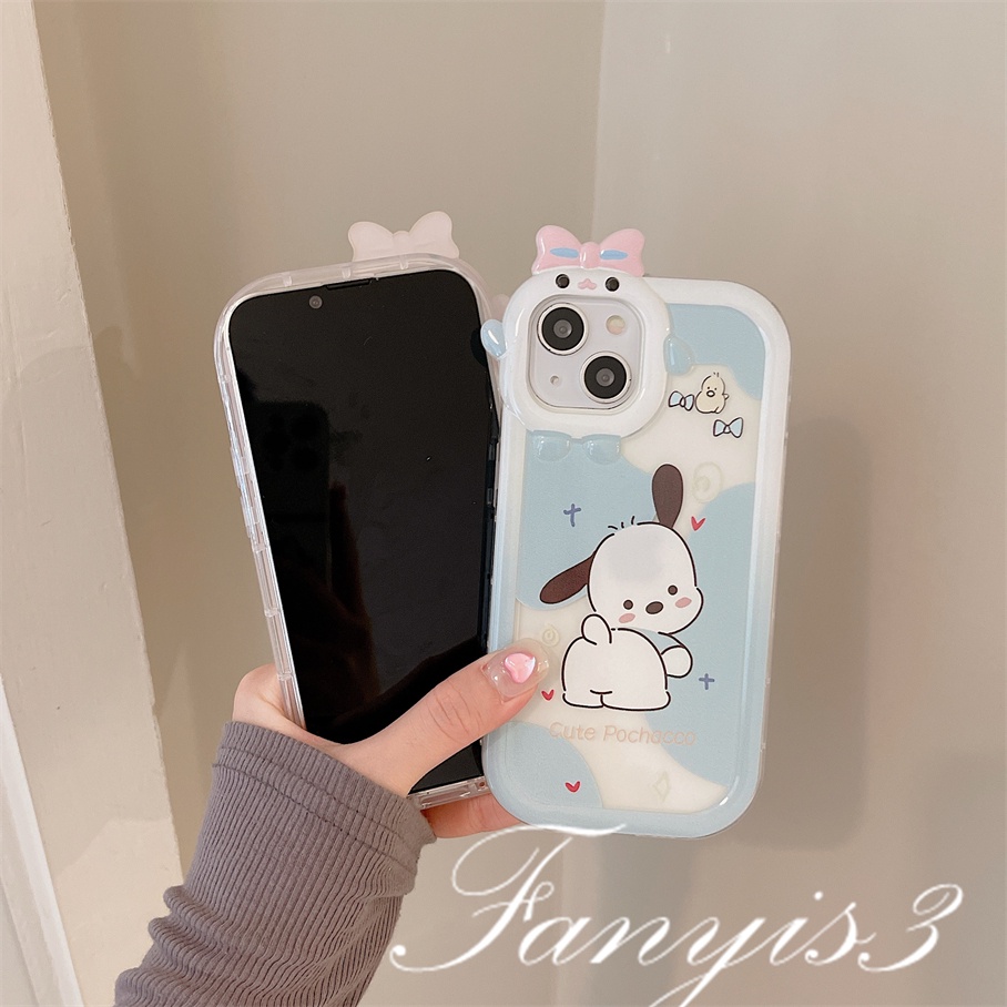 Compatible For iPhone 13 12 11 Pro Max X XR Xs Max 8 7 6 6s Plus SE 2020  Soft Case Pelindung Desain Winnie the Pooh Dog Untuk