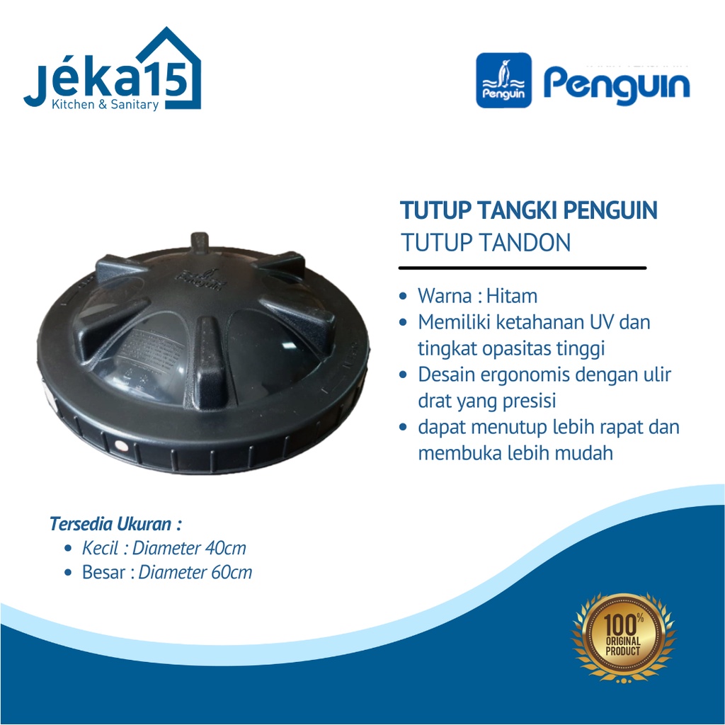 TUTUP TOREN PENGUIN | TUTUP TANGKI AIR | TUTUP TANDON