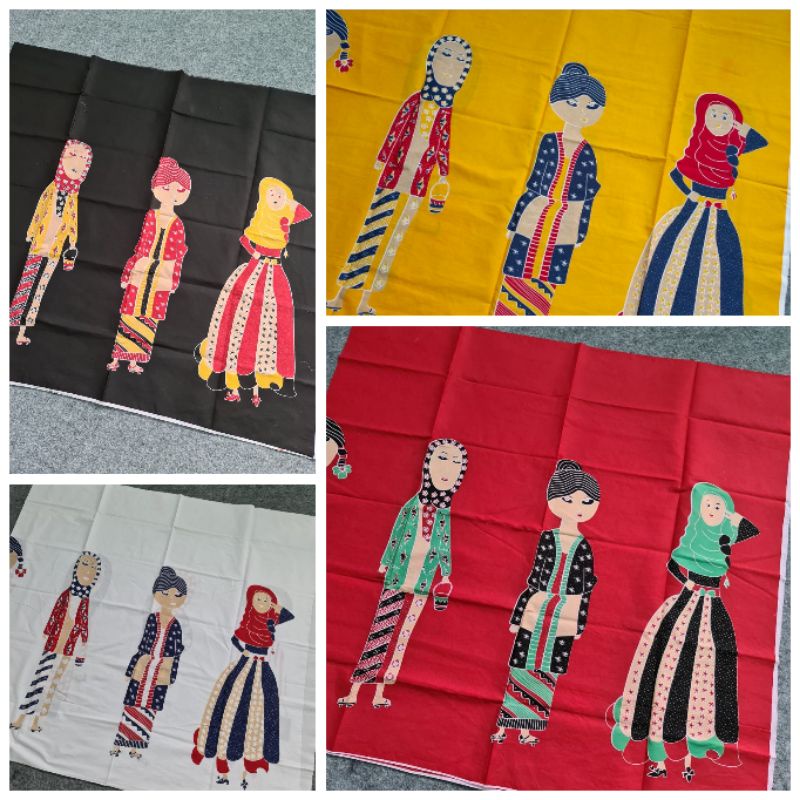Kain Batik solo Karakter bu tejo series1 ( Bisa Pilih Warna )