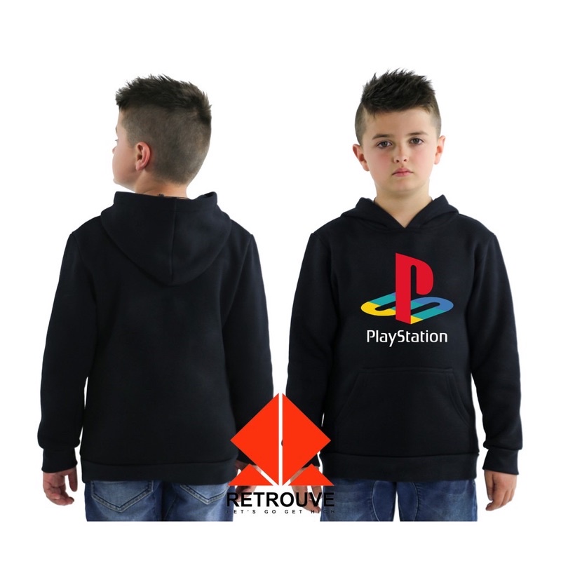 Jaket Sweater Hoodie Anak Anak Playstation/PS