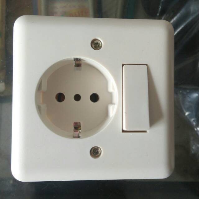 Saklar Engkel + Stop Kontak Arde Inbow Murah / Saklar