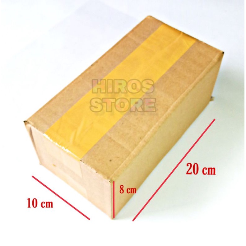 

KARDUS 20x10x8 cm • BOX POLOS • KOTAK PACKAGING • DUS HP.