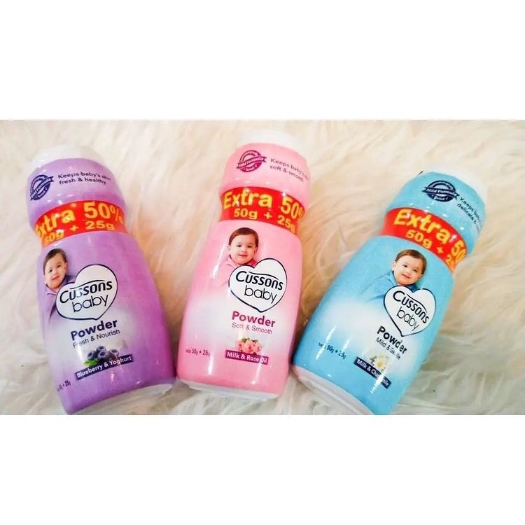 Cussons Baby Powder / Bedak Bayi Cussons 75 gram Extra