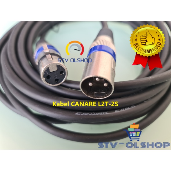 Kabel Mic 5 Meter Full / XLR Male To XLR Female new CANARE