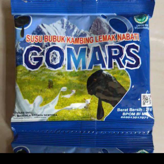 

Susu gomars sachet