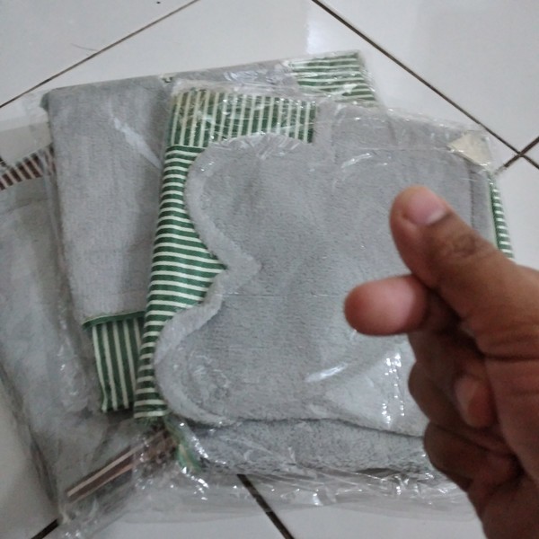 Apron Celemek Masak Dapur Waterproof Anti Air Bukan Plastik Custom Barista Anak Cafe Kain Lap