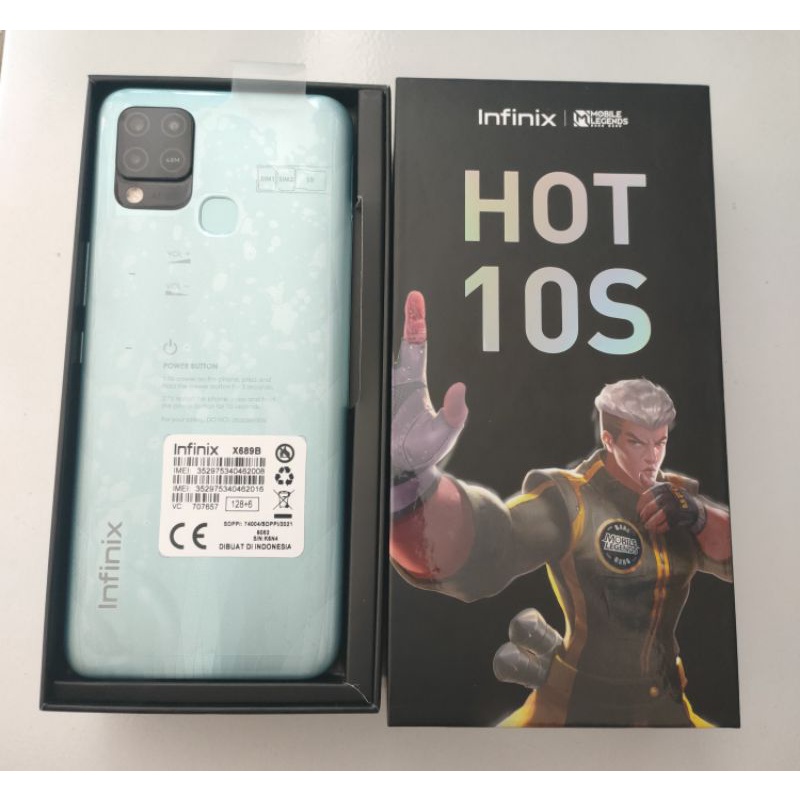 INFINIX HOT 10S RAM 6/128GB SECOND MURAH
