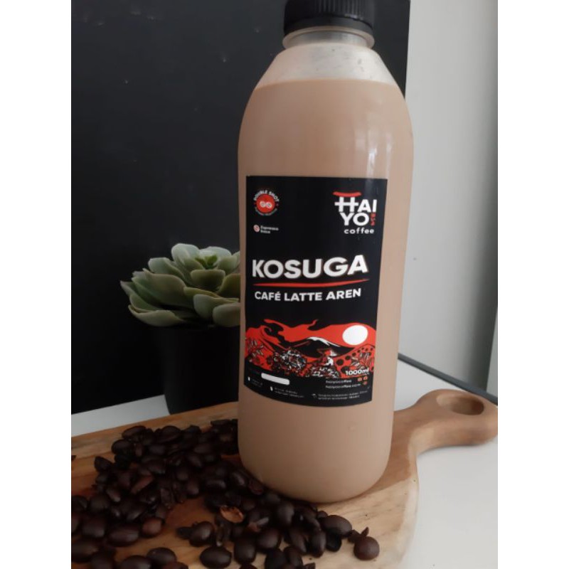 

Minuman Kopi Susu dengan Gula Aren kemasan 1liter - Haiyo Coffee