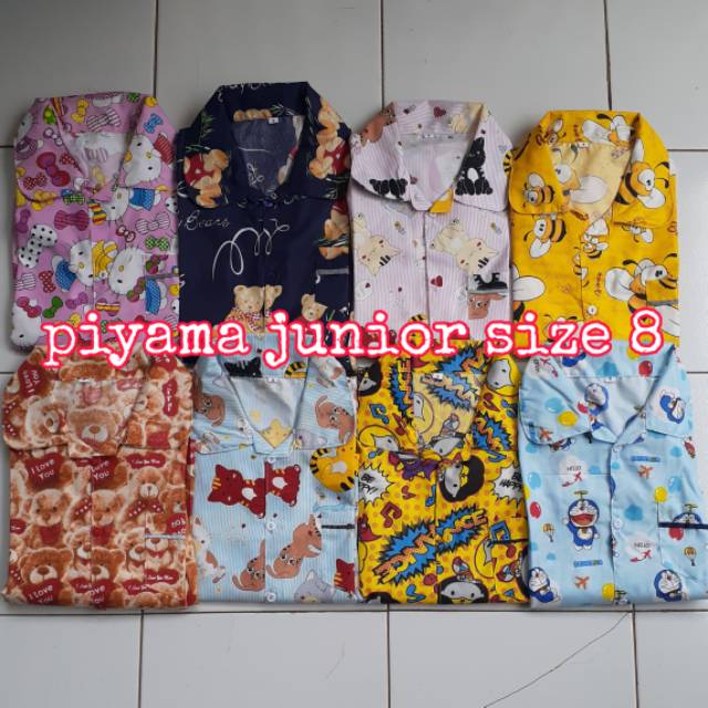 (COD)PIYAMA ANAK JUNIOR 6-11 tahun