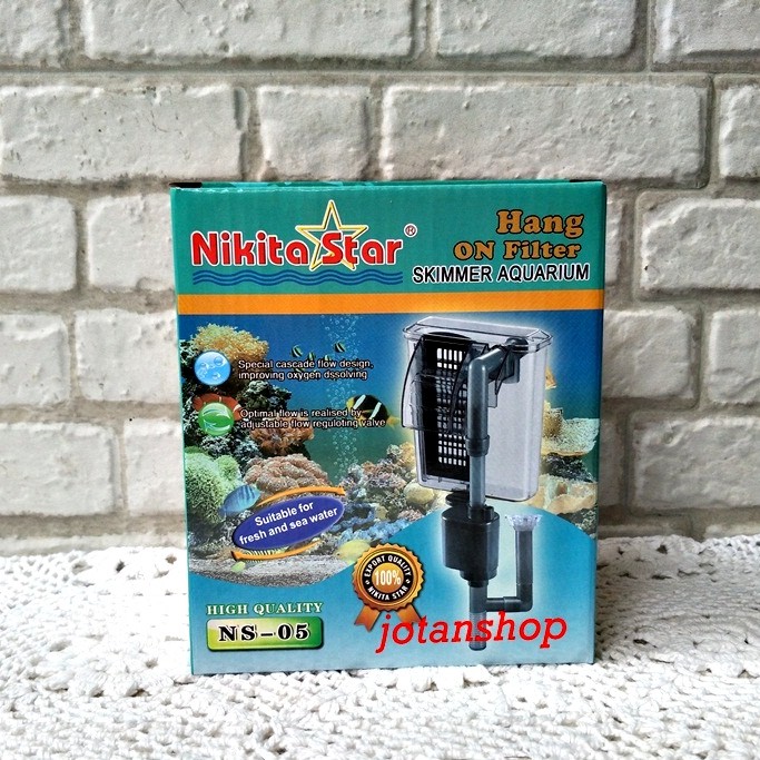 NIKITA STAR NS05 NS 05 skimmer hanging filter gantung hang on aquarium aquascape