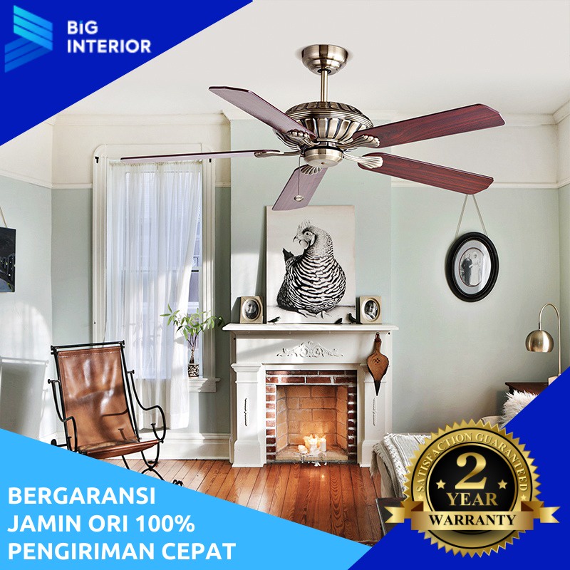 Kipas Angin Gantung Plafond, MT Edma, 52in Romanesque, Tarikan Rantai