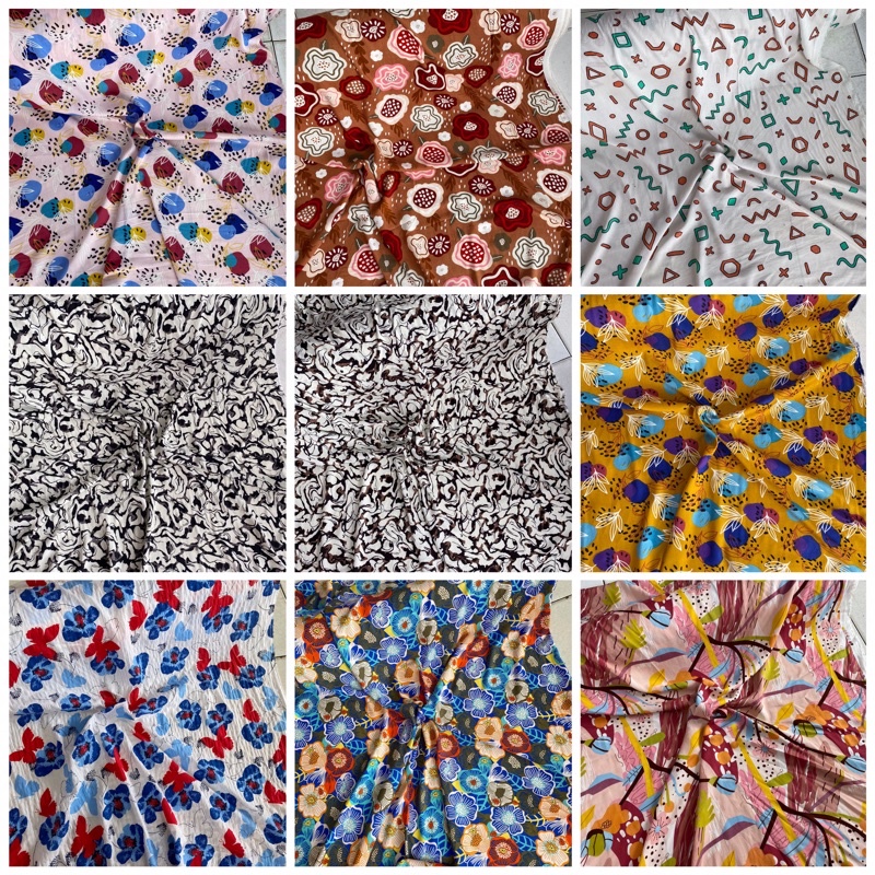 Kain Katun Rayon Motif Anak Premium